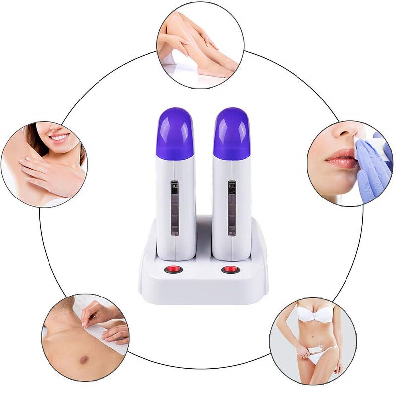 Double Roll on Wax Heater - Hot Selling Electric Hair Removal Machine for Salon