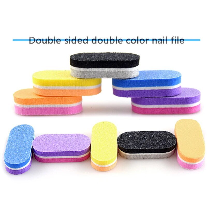 Mini Nail File Buffer - Professional Double-sided Design Custom Logo Manicure Tool