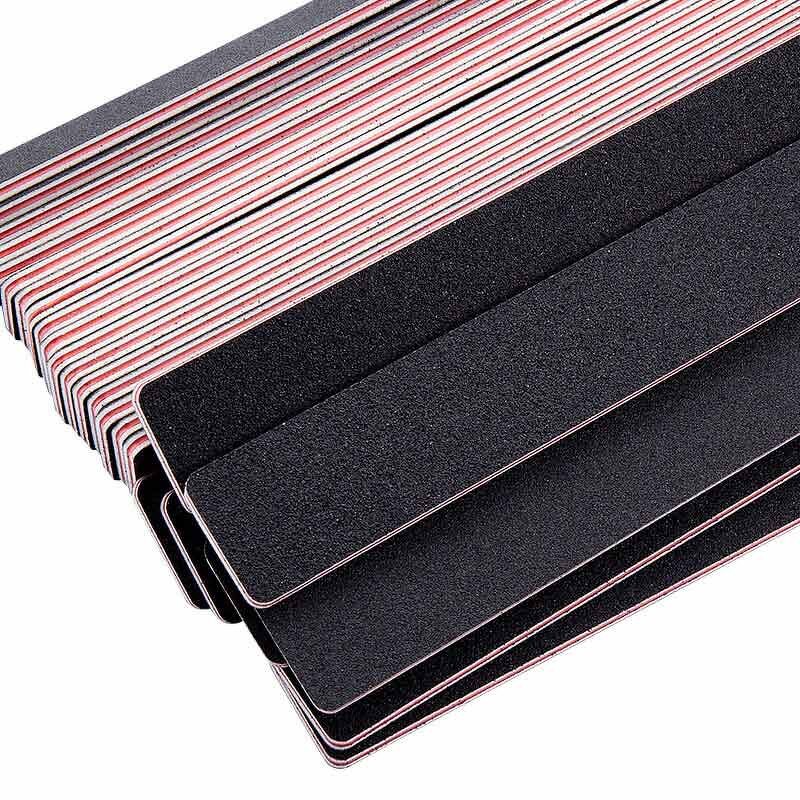 Emery Board Nail Files - Custom Logo Washable Double Sided 100/180 Grit Tool