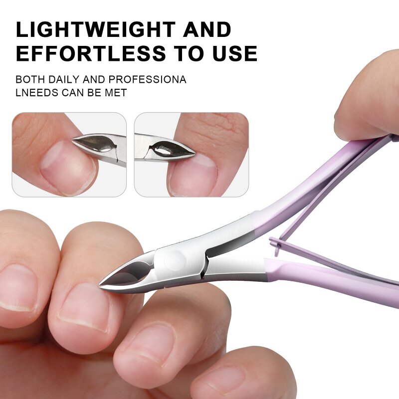 Double Ended Cuticle Pusher - High Quality Stainless Steel Dead Skin Remover Tool