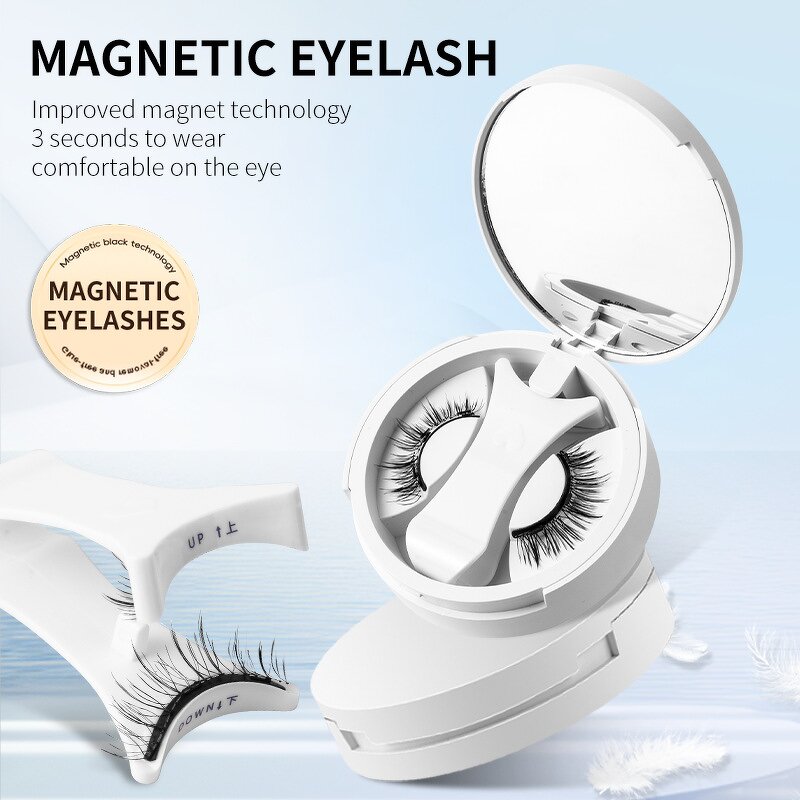 Magnetic Eyelashes Set - Mink 3d Lashes with Magnetic Eyeliner Vendor Tool