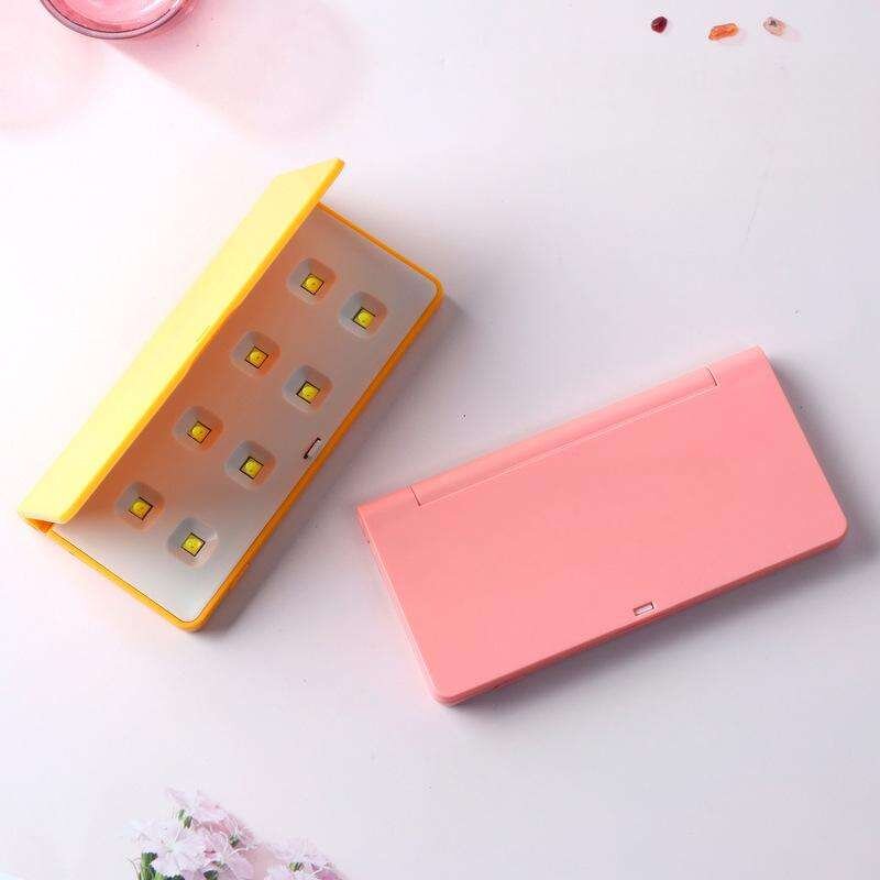 Mini LED Nail Lamp - 8W USB Foldable UV Light Portable Manicure Home Use