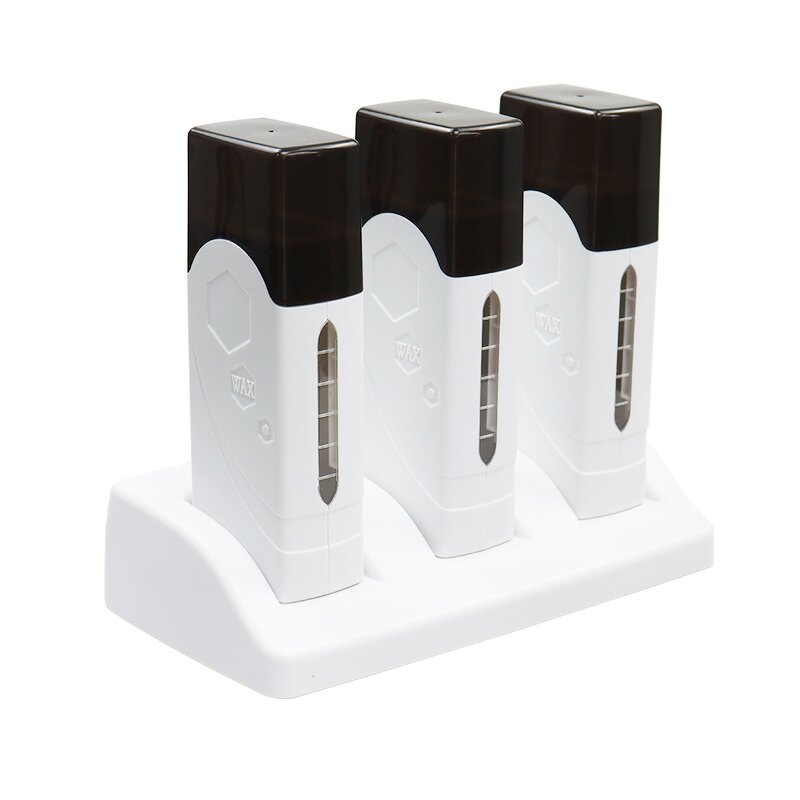 Three-Seat Wax Heater - 300g Powerful Kit with Portable Roll-On Wax Machine