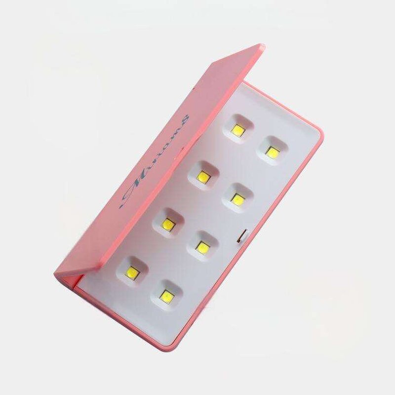 Mini LED Nail Lamp - 8W USB Foldable UV Light Portable Manicure Home Use