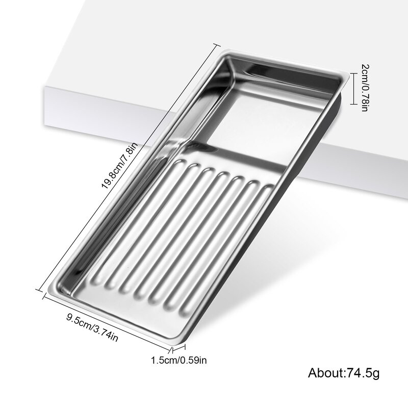 Stainless Steel Sterilization Tray - Wholesale Nail Tool Disinfect Alcohol Plate