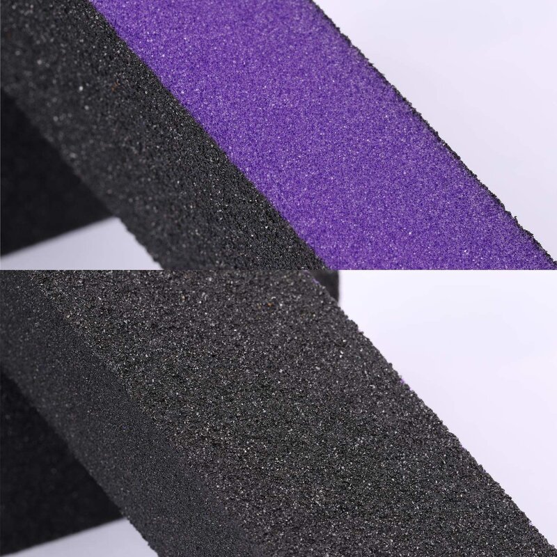Three Sided Nail Buffer - Customized Black Sanding 100/180 Grit Sponge Block