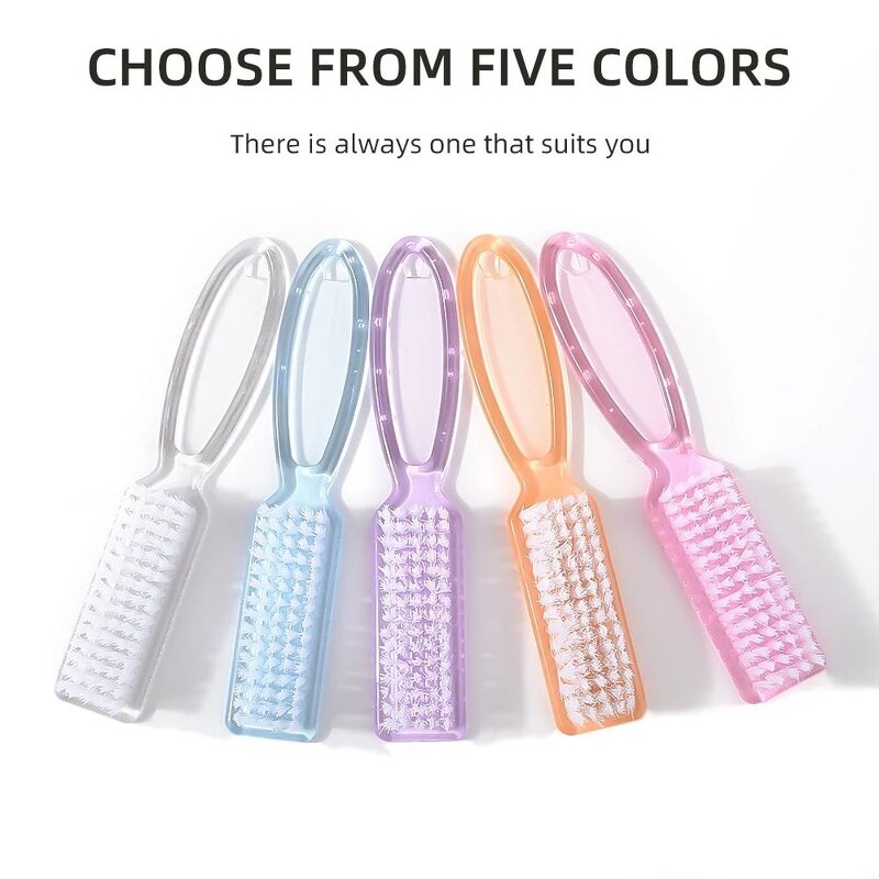 Nail Cleaning Brush - Double Sided Finger Tip Scrubbing for Toes Nails Hands Tool