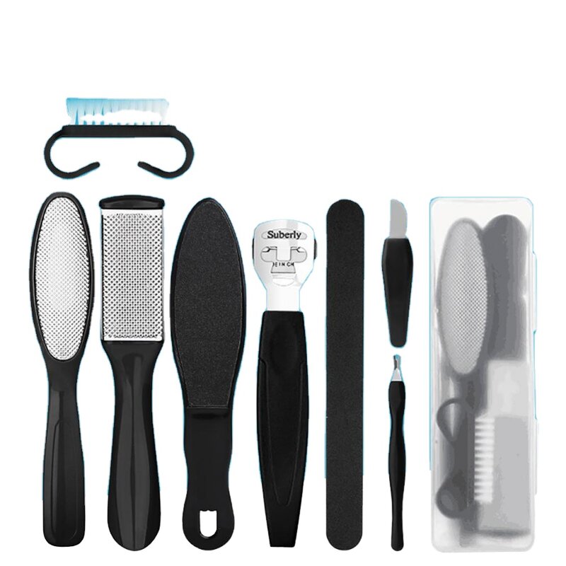 Pedicure Tools Set - Professional Foot Care Kit File Dead Skin Callus Remover