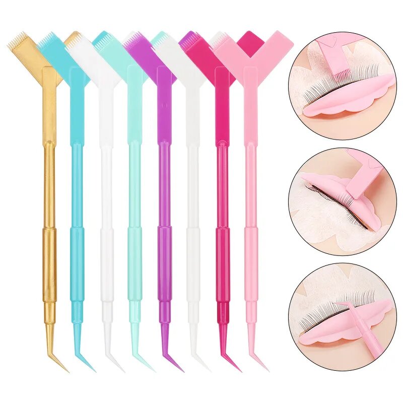 Y Shape Eyelash Lift Tool - Lash Separate Perm Curling Stick Extension Tool