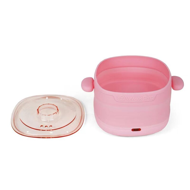 Foldable Silicone Wax Warmer - Hot Hair Removal No-Sticking Melting Pot Machine