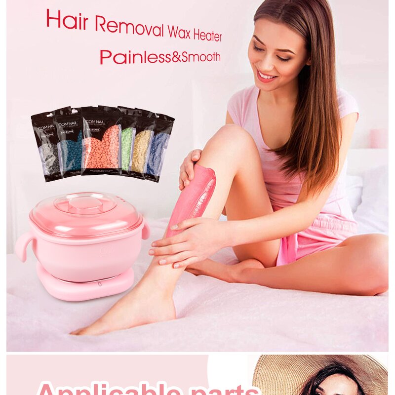 400CC Silicone Wax Warmer - Newest Foldable Bowl Electric Melting Pot Salon Kit