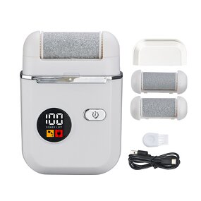 Waterproof Foot File - Newest Battery Professional Pedicure Dead Skin Scrubber