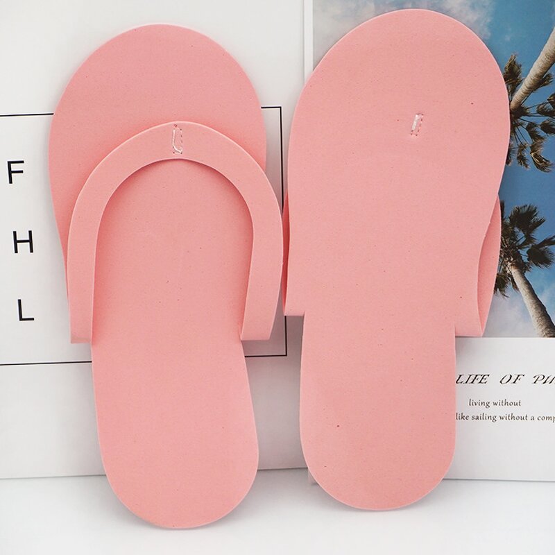 Disposable Spa Slippers - Pedicure Flip Flop Foam for Salon Bath Shower Gift