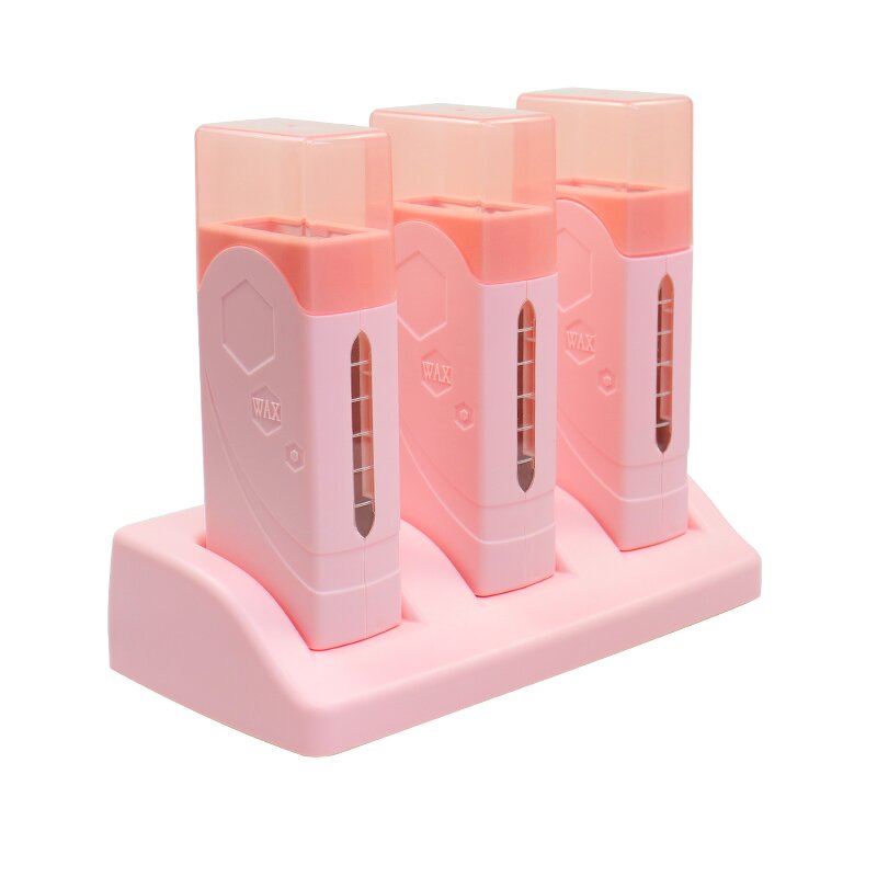 Three-Seat Wax Heater - 300g Powerful Kit with Portable Roll-On Wax Machine