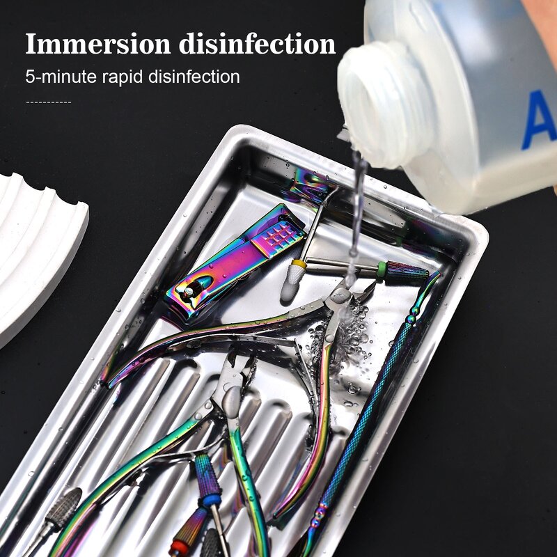 Stainless Steel Sterilization Tray - Wholesale Nail Tool Disinfect Alcohol Plate