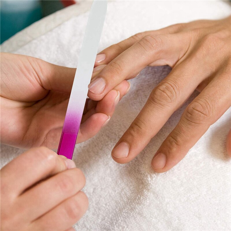 Glass Mini Nail File - Hot Selling Portable Scratch-Resistant Polishing Tool