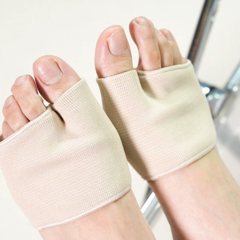Metatarsal Sleeve Pad - Hot Ball of Foot Cushions Gel Pads Half Sock Pain Relief