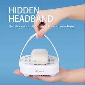 Nail Dust Collector - 6000RPM White Diamond High Suction Rechargeable Cordless