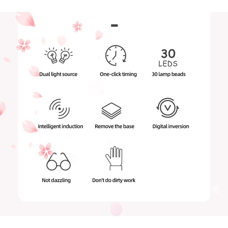 60W Rechargeable Nail Lamp - Cordless Pro Fast Curing 3 Timers Home Salon Use