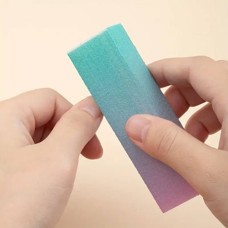 4 Way Nail Buffer Block - Washable 100/120/180 Grit Custom Logo Manicure Tool