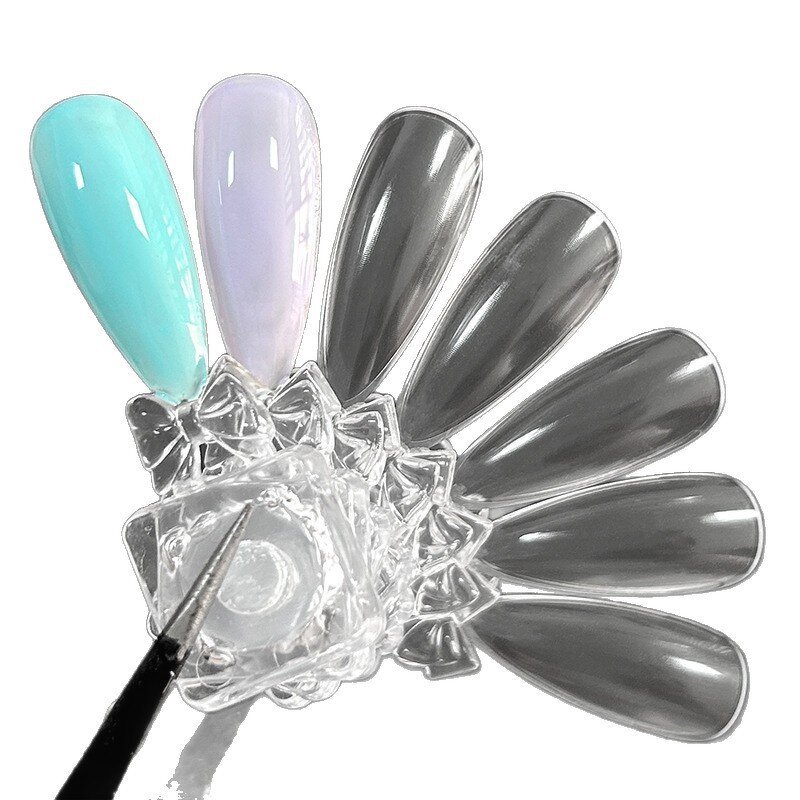 Magnetic Nail Tip Display - Wholesale Clear Color Card 50pcs Stiletto Stand