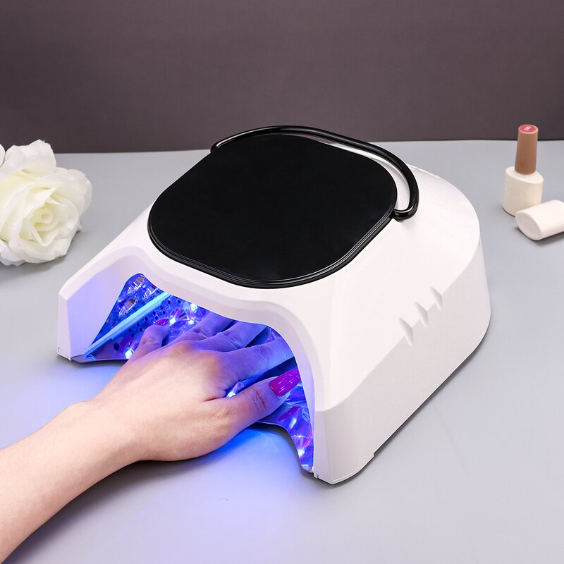 86w UV Nail Lamp - Smart Sensing LCD 4-Speed Timing 360-Degree Glue Baking