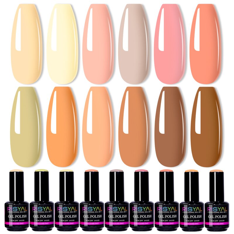 UV LED Gel Polish - Wholesale 15ml Nude Colors Professional Salon Manicure Tool