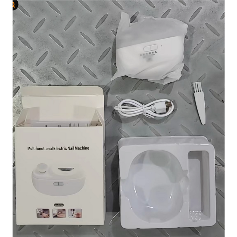 3-in-1 Baby Nail Clipper - Automatic Electric Trimmer Polishing with Light