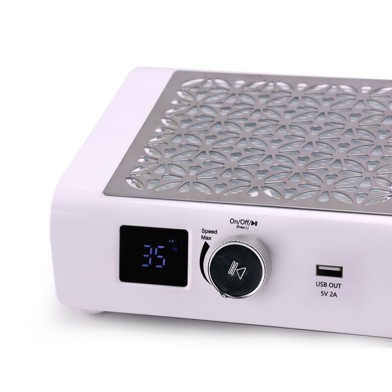 35000RPM Nail Dust Collector - Rechargeable Table Machine for Nail Salon
