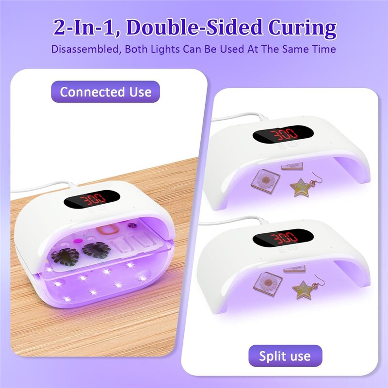 36W Mini LED Nail Lamp - High-power Smart Sensor UV-Curing Gel Dryer