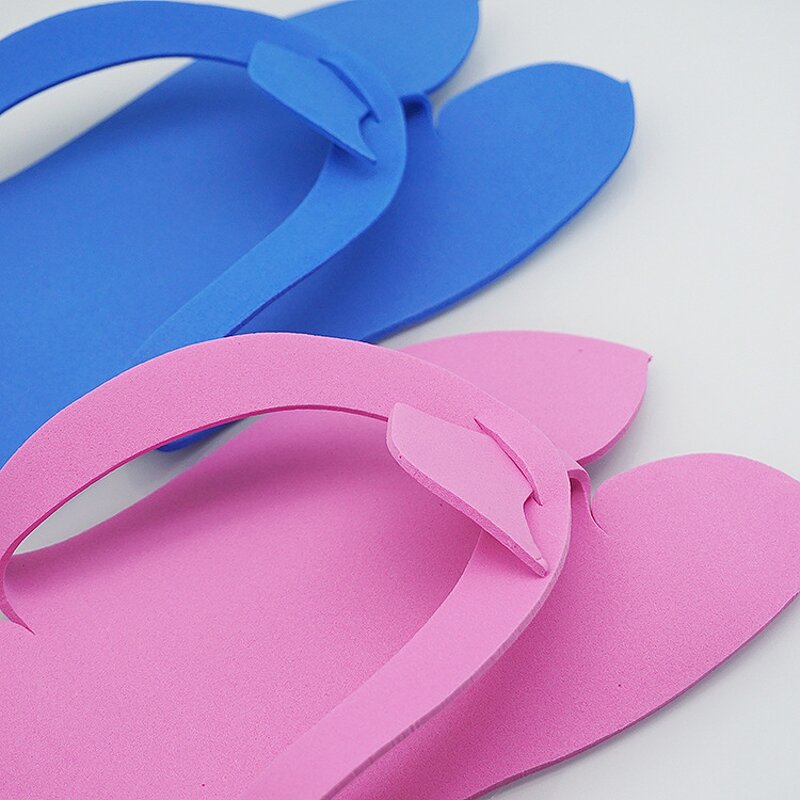 Disposable Pedicure Slippers - Foam Salon Spa Flip Flop Toe Separator Shoes