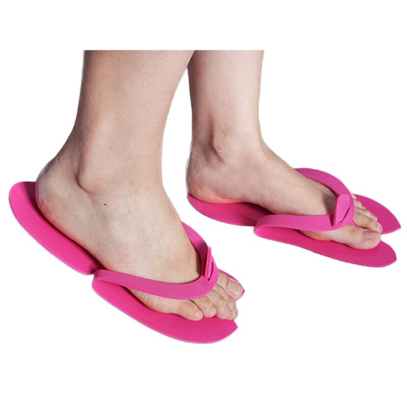 Disposable Pedicure Slippers - Foam Salon Spa Flip Flop Toe Separator Shoes