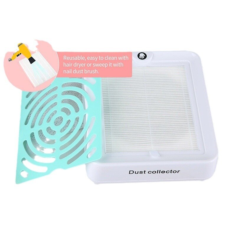 Desktop Nail Dust Collector - Professional New Style Salon Manicure Equipment