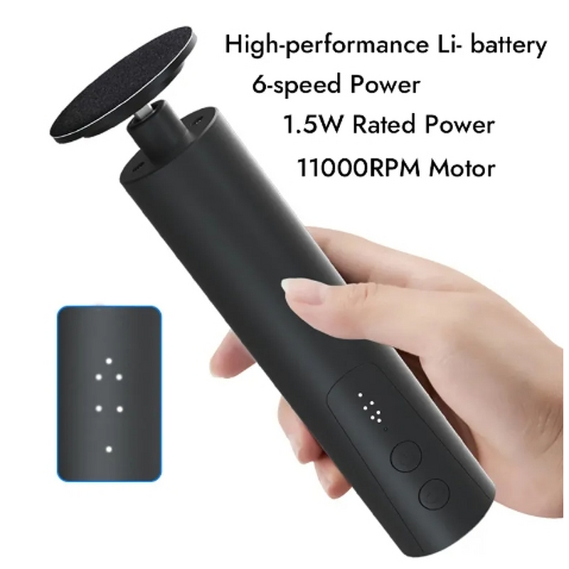 2-in-1 Electric Callus Remover - Rechargeable Nail Drill Pedicure Foot Care Tool