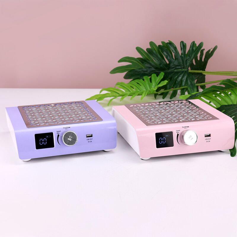 35000RPM Nail Dust Collector - Rechargeable Table Machine for Nail Salon