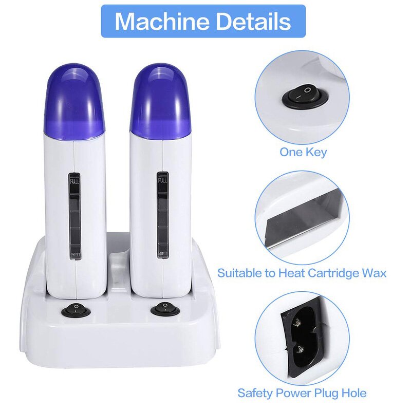 Double Roll on Wax Heater - Hot Selling Electric Hair Removal Machine for Salon