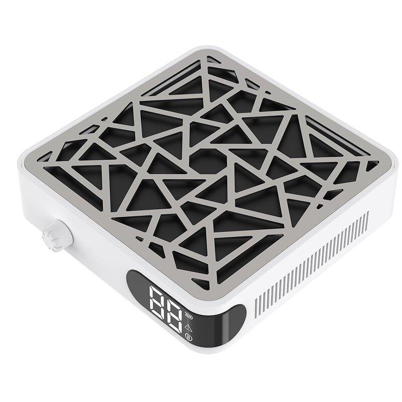 48W Nail Vacuum Cleaner - Professional Large LCD Display Strong Dust Collector