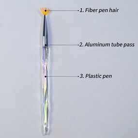 Manicure Brush Set - 8pcs Multifunction Gradient 3D Carving Painting DIY Tool