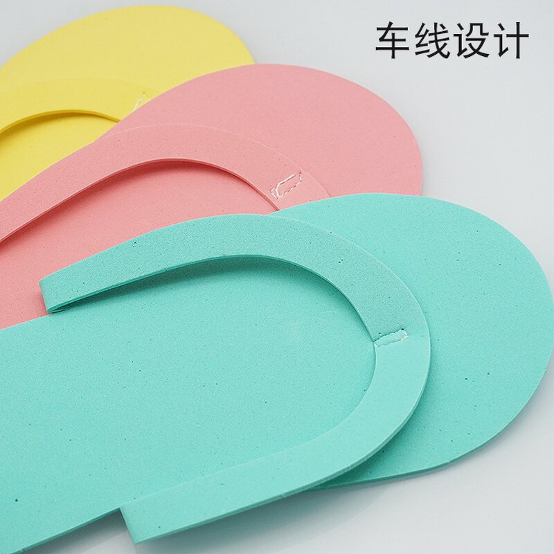Disposable Spa Slippers - Pedicure Flip Flop Foam for Salon Bath Shower Gift
