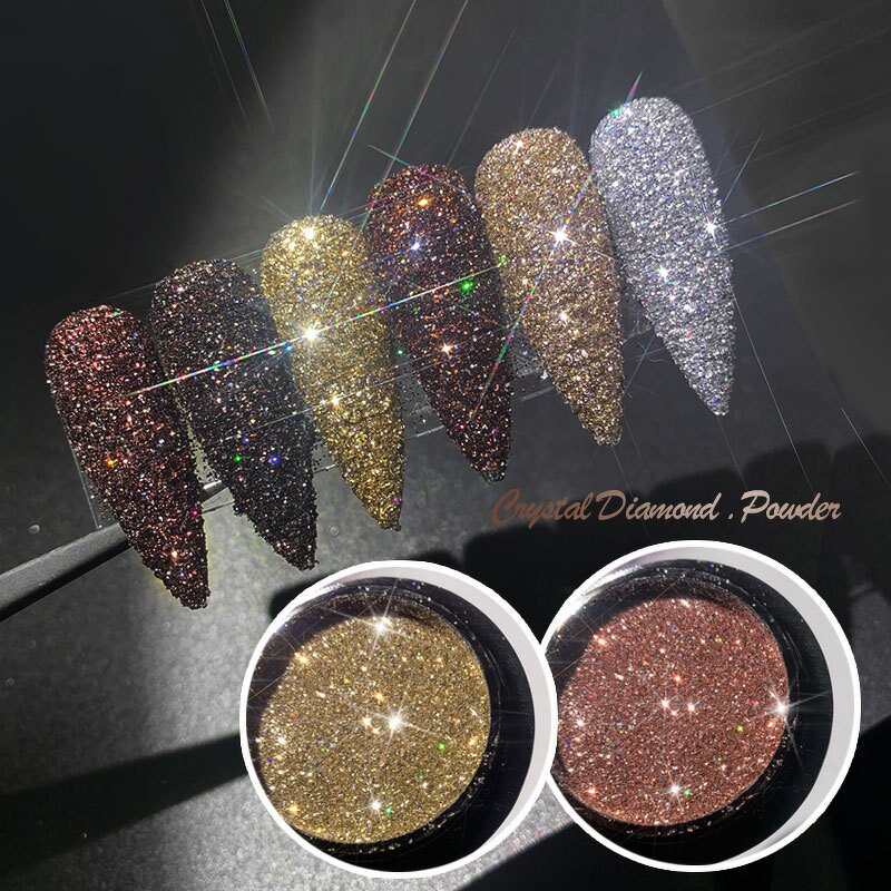 Holographic Glitter Powder - Bulk Reflective Diamond Solvent Resistant Pigment
