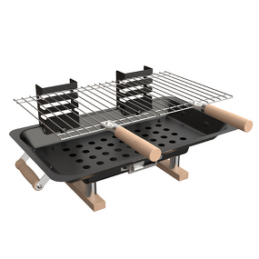 Couple BBQ Oven - Modern Steel Cross-border Double-person Portable Outdoor Grill