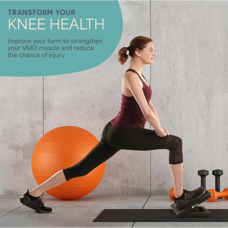 Calf Incline Board - Powder Coated Steel Adjustable 500 Lbs Capacity Ankle Stretcher