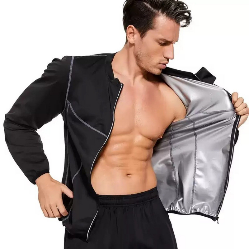 Men's Compression Sweat Suit - European Size Long Sleeve Breathable Running Apparel