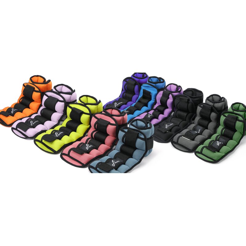 Neoprene Ankle Weights - Sportneer Adjustable 1-5Lbs 2-10Lbs Gym Workout Straps