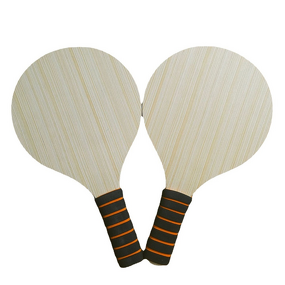 Wooden Badminton Paddle - Outdoor Sports Equipment Large Quantity Custom Print