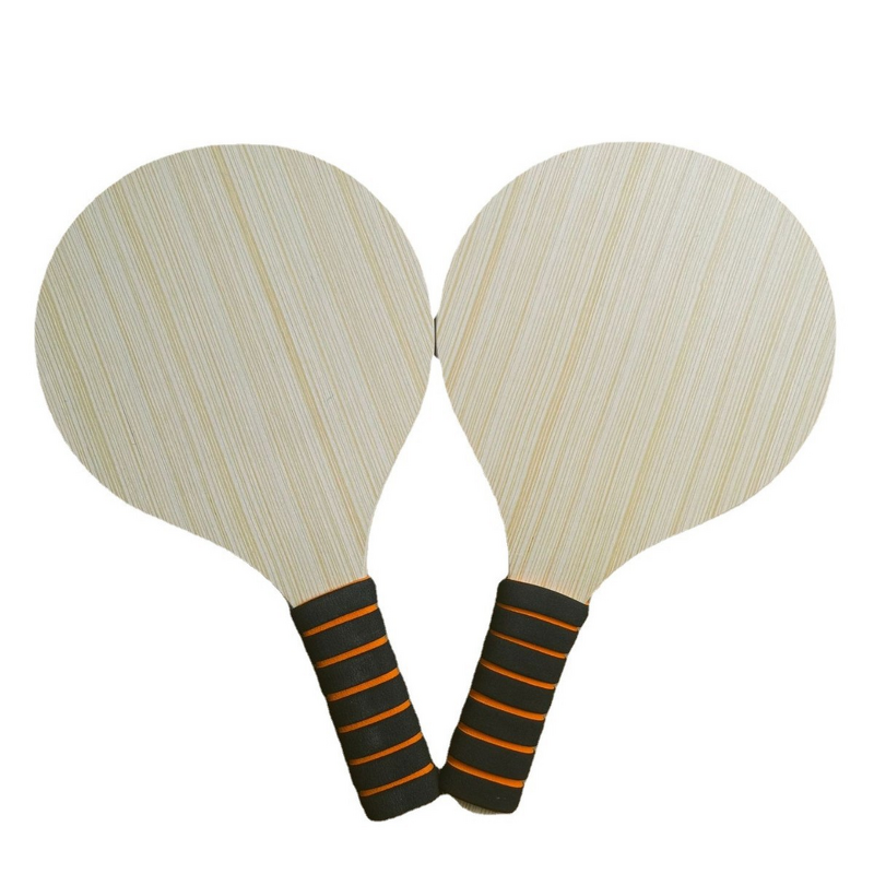 Wooden Badminton Paddle - Outdoor Sports Equipment Large Quantity Custom Print