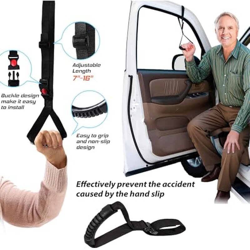 Liberty Lift Assist Hook - 4pc Adjustable Mobility Kit Elderly Safety Travel Gift