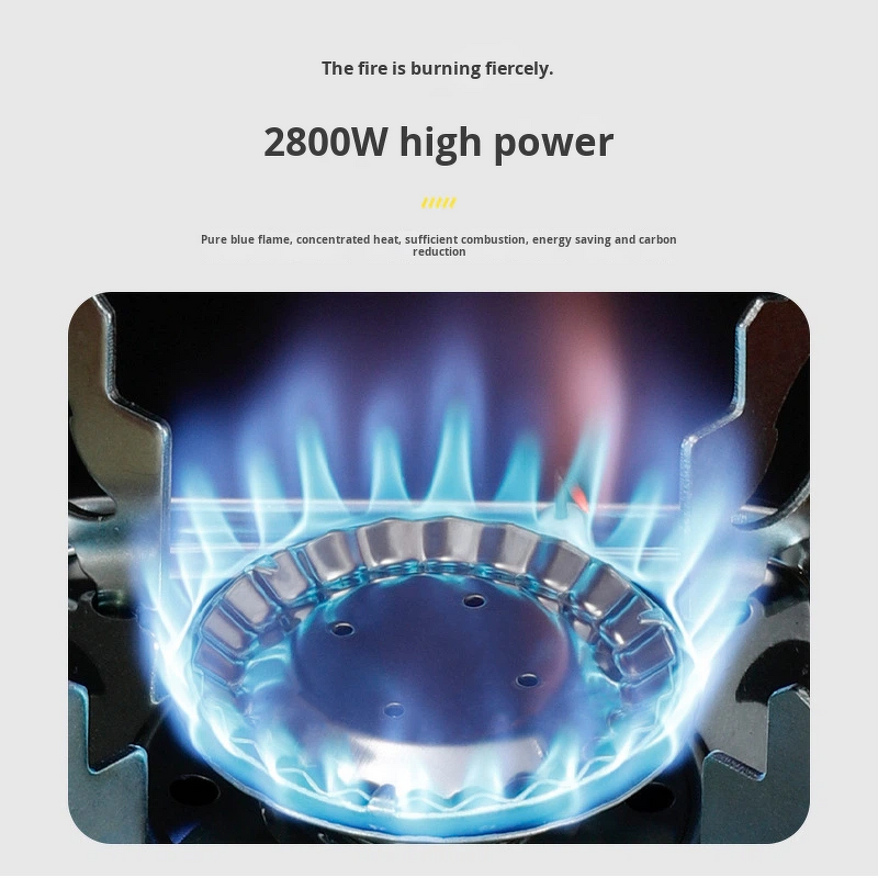Butane Gas Stove - Mini Portable Square Foldable Windproof Camping Picnic Burner