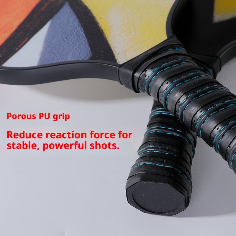 Pickleball Rack Set - Cross-border Glass Fiber Honeycomb Plate Customizable Two-Bat