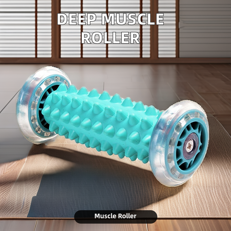 Foot Massage Roller - Soft Rubber Deep Tissue Recovery Back Shoulder Leg Relax Stick